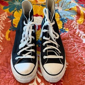 Converse Black and White High-Top Sneakers